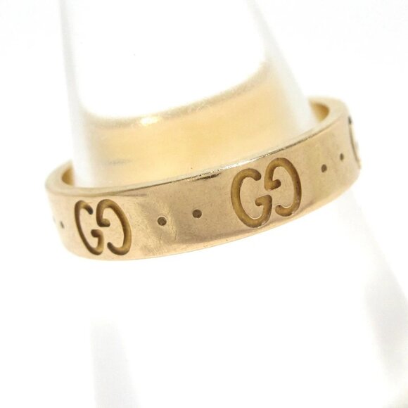 Auth GUCCI Icon - 18K Rose Gold Ring - Picture 5 of 6